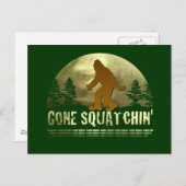 Gone Squatchin' Briefkaart (Voorkant / Achterkant)