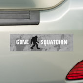Gone Squatchin Bumpersticker (Op auto)