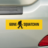 Gone Squatchin Bumpersticker (Op auto)