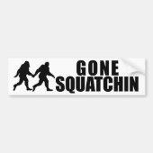 Gone Squatchin Bumpersticker (Voorkant)