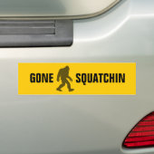 Gone Squatchin Bumpersticker (Op auto)