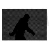 Gone Squatchin Charcoal Carbon Fiber Print (Voorkant Horizontaal)