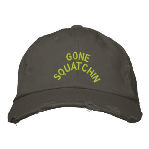 Gone Squatchin Embroidery Pet