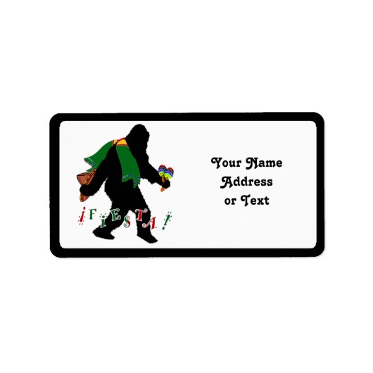 Gone Squatchin - Fiesta Squatchin Etiket (Voorkant)