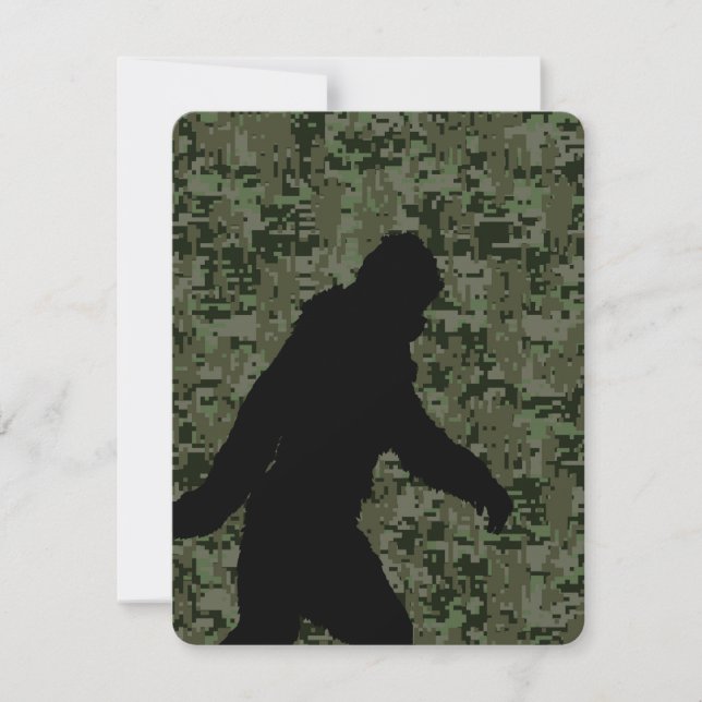 Gone Squatchin for on Olive Digital Camouflage (Voorkant)