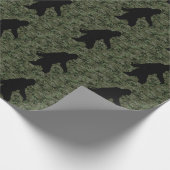 Gone Squatchin for on Olive Digital Camouflage Cadeaupapier (Hoek)