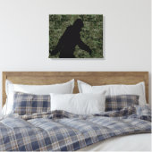 Gone Squatchin for on Olive Digital Camouflage Canvas Afdruk (Insitu (Slaapkamer))