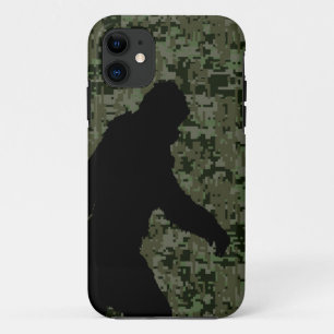 Gone Squatchin for on Olive Digital Camouflage iPhone 11 Hoesje