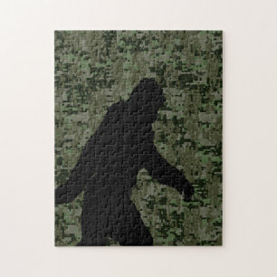Gone Squatchin for on Olive Digital Camouflage Legpuzzel