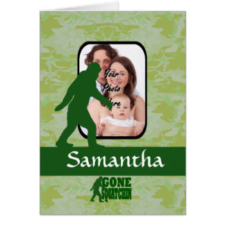 Gone squatchin fotosjabloon