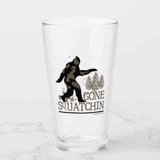 Gone Squatchin Glas (Voorkant)