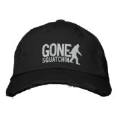 GONE SQUATCHIN GRAND casquette brodé (Devant)