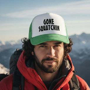 Gone Squatchin – Grappig Bigfoot Cadeau Trucker Pet
