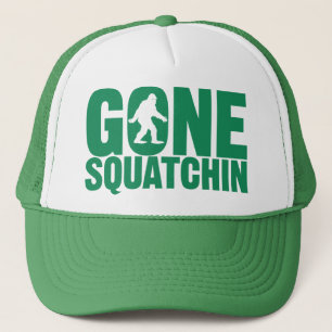 Gone Squatchin Green Letters Pet