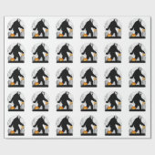 Gone Squatchin' - Halloween Squatchin' Cadeaupapier (Vlak)