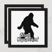 Gone Squatchin' Kaart (Voorkant / Achterkant)