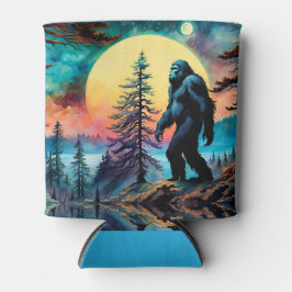 Gone Squatchin' Kleurrijke Sasquatch Moon Blikjeskoeler