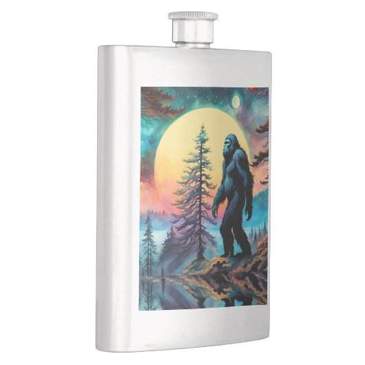 Gone Squatchin' Kleurrijke Sasquatch Moon Flacon (Rechts)