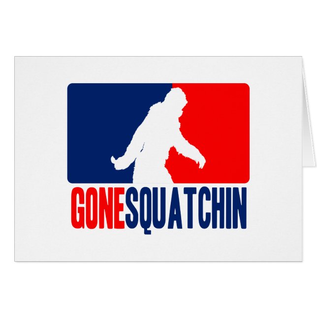 Gone Squatchin League Style (Voorkant Horizontaal)