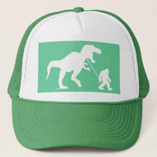 Gone Squatchin met T-rex Trucker Pet