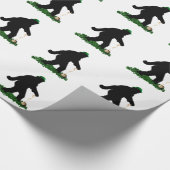 Gone Squatchin' on St. Patrick's Day Cadeaupapier (Hoek)