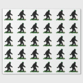 Gone Squatchin' on St. Patrick's Day Cadeaupapier (Vlak)
