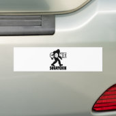 Gone Squatchin on Target Bumpersticker (Op auto)