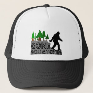 Gone Squatchin Original Design Trucker Hat Pet