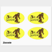 Gone Squatchin Ovale Sticker (Vel)