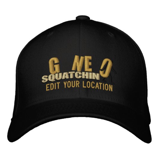 GONE SQUATCHIN Personnalisez-le Casquette de local (Devant)