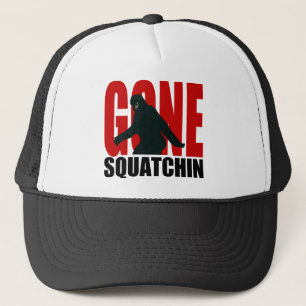 Gone Squatchin (rood en zwart) Trucker Pet
