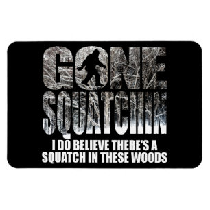 Gone Squatchin **Speciale Winter Editie** Magneet