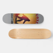 Gone Squatchin Sunset Silhouette Skateboard (Horizontaal)