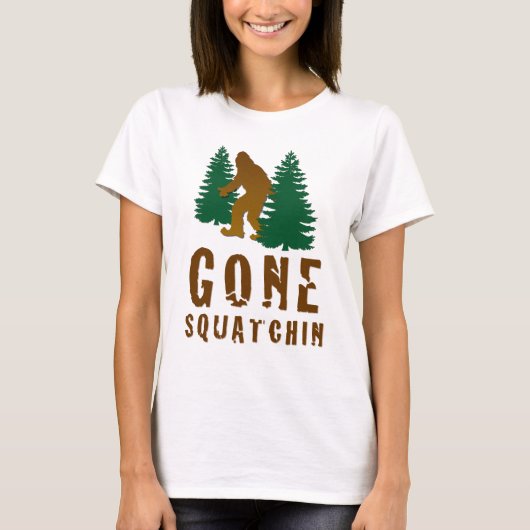 Gone Squatchin T-shirt (Voorkant)