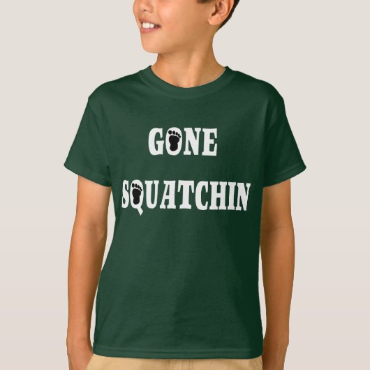GONE SQUATCHIN T-SHIRT (Voorkant)