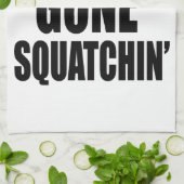 Gone Squatchin' Theedoek (Gevouwen)