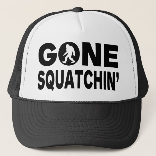 Gone Squatchin' Trucker Hat Pet (Voorkant)