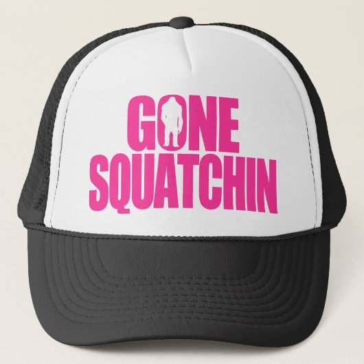 Gone Squatchin Trucker Pet (Voorkant)