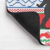 Gone Squatchin Ugly KerstSweater Knitting Muismat (Hoek)