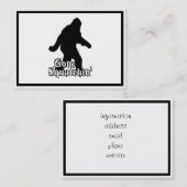 Gone Squatchin' Visitekaartje (Voorkant / Achterkant)