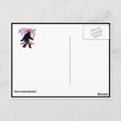 Gone Squatchin voor 4 juli (tekst en Fireworks) Briefkaart (Achterkant)