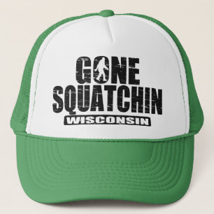 Gone Squatchin WISCONSIN (Pet in nood/versleten) Trucker Pet