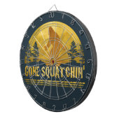 Gone Squatchin' ( zonsondergang) Dartbord (Voorkant Rechts)