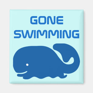 Gone Swimming Magneet