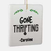 Gone Thrifting Keramisch Ornament (Rechts)