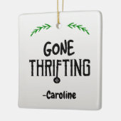 Gone Thrifting Keramisch Ornament (Links)