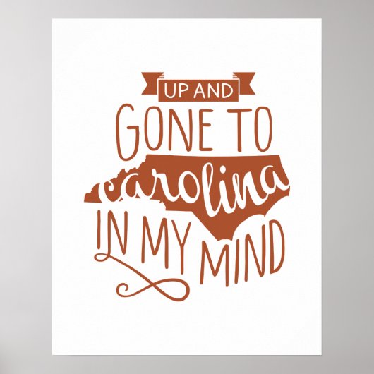 Gone to Carolina Print (Voorkant)