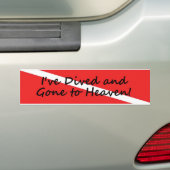 Gone to Heaven Bumpersticker (Op auto)
