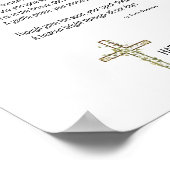 Gone Too Soon Funeral Poem Memorial Poster (Hoek)