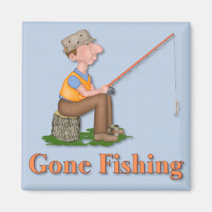 Gone Vissen Fisherman Magneet